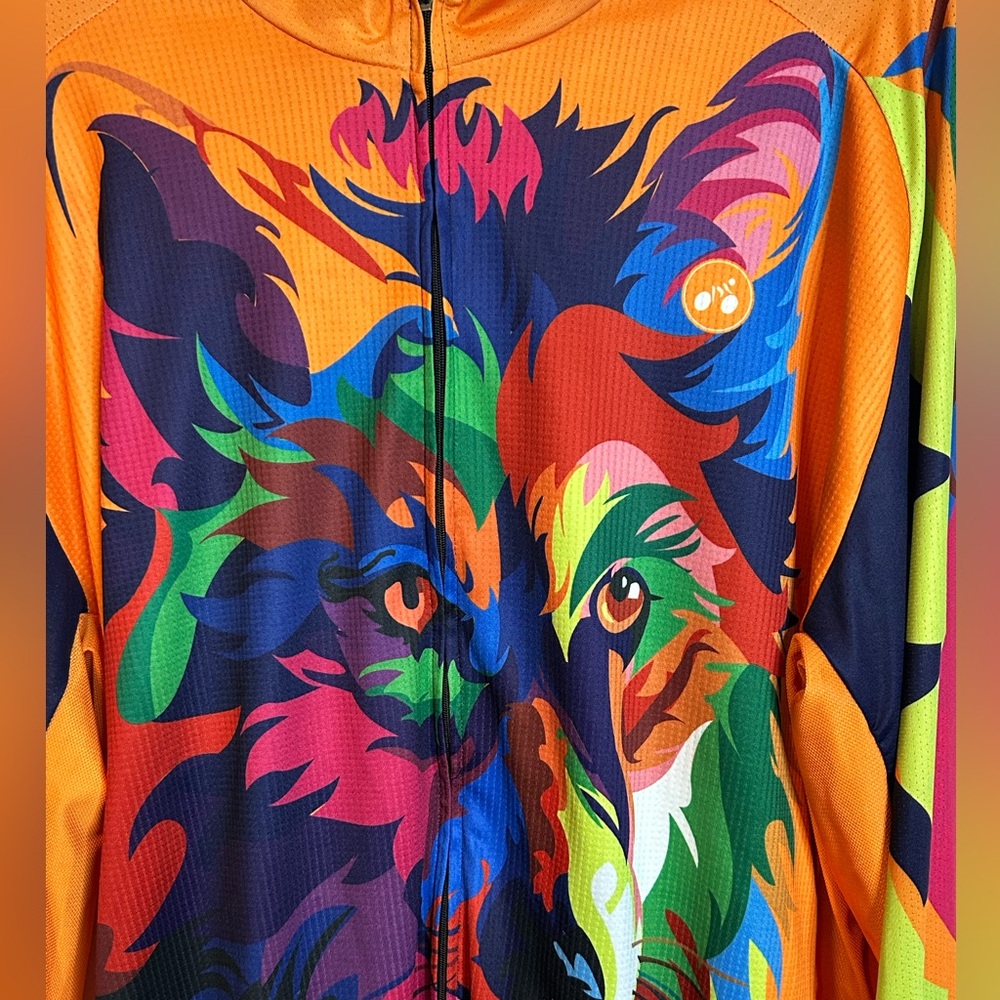 Cycling Jersey Wolf Long Sleeve 2X